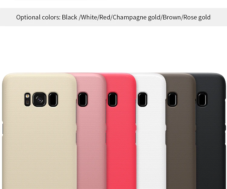 For Samsung Galaxy S8/S8 Plus Case NILLKIN Frosted PC Plastic Back Cover With Gift Screen Protector For Galaxy S8 S8 Plus 13