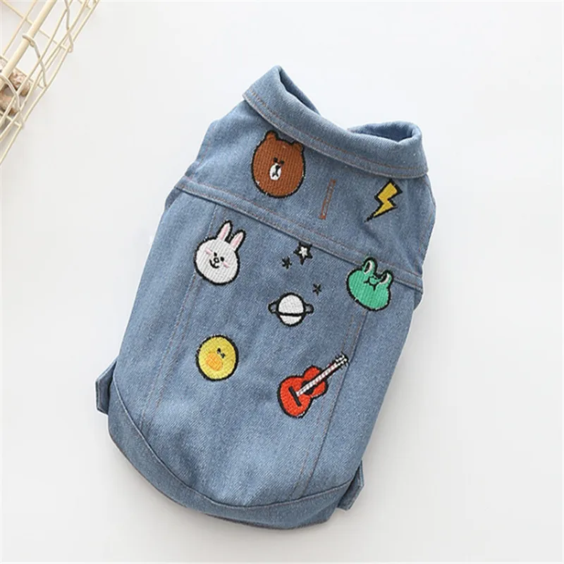 Pet Clothes Jeans Dogs Fashion Clothes Original Design Warm Jumpsuits
