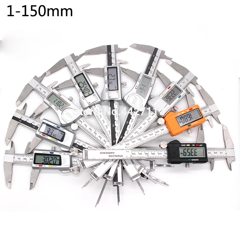 

1pc 0-150mm stainless steel Digital caliper Digital electronic caliper