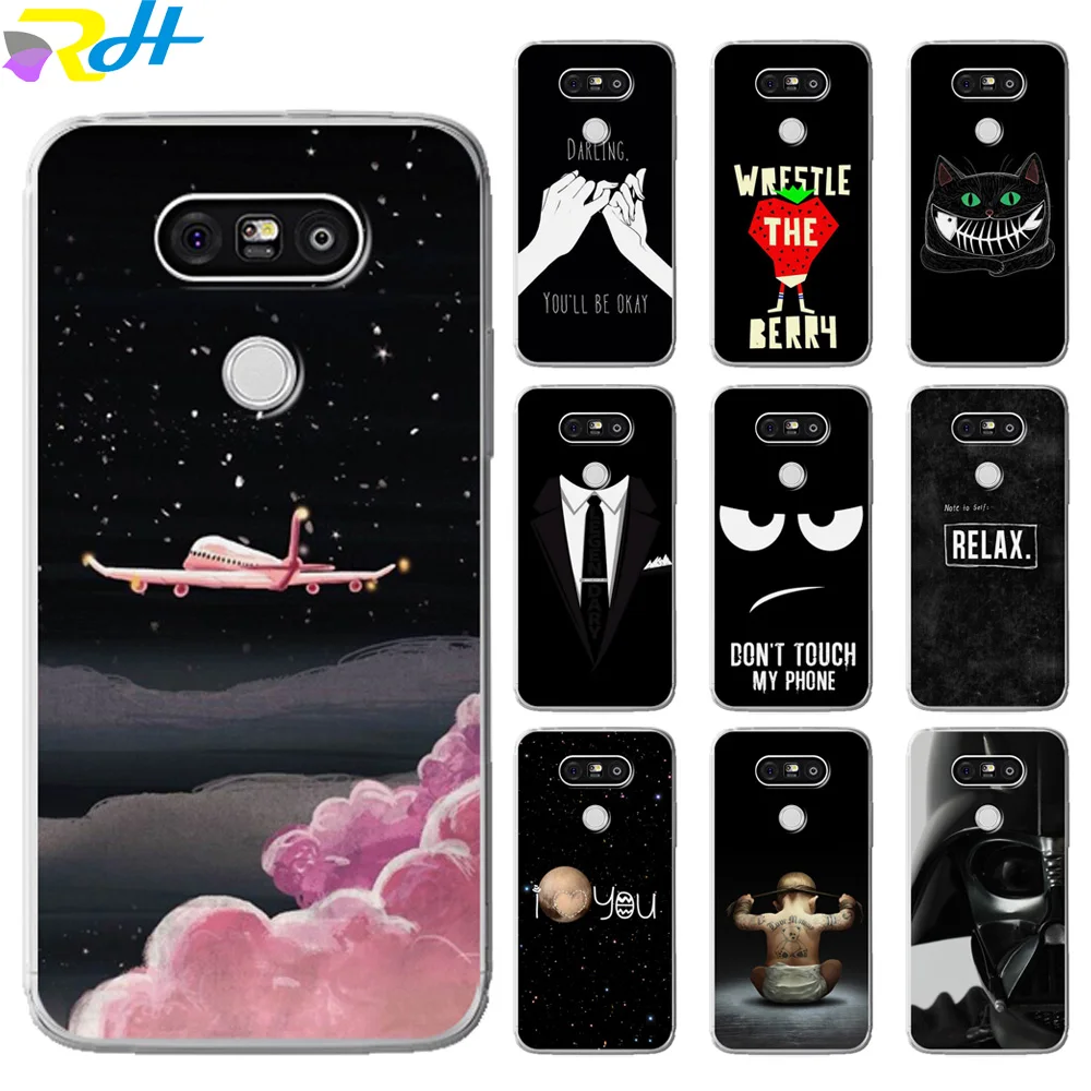 

For LG G4 G5 G6 Cover Soft Black and white Season 8 For LG Q6 Q8 case For LG K4 K7 K8 K10 2017 X Power 2 Phone Coque Etui