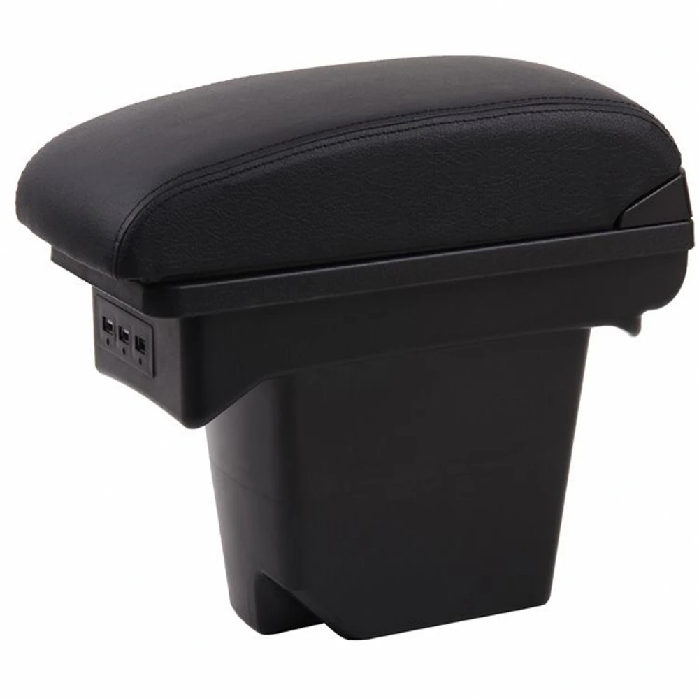  Para 2013 Citroen C4 Central caja de reposabrazos de una sola pieza montaje de doble capa recargabl