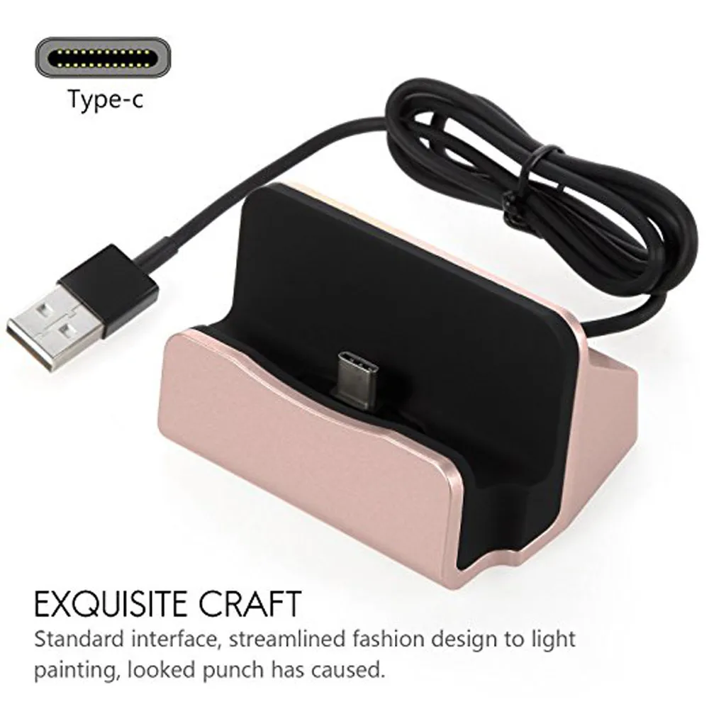 Беспроводной Зарядное устройство Подставка Тип USB C док станция для зарядного