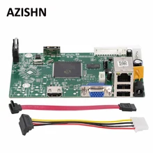 AZISHN 4CH 1080P /8CH 960P Security Network NVR Recorder Board ONVIF P2P CMS XMEYE Email Alert Motion Detection Mini NVR Board