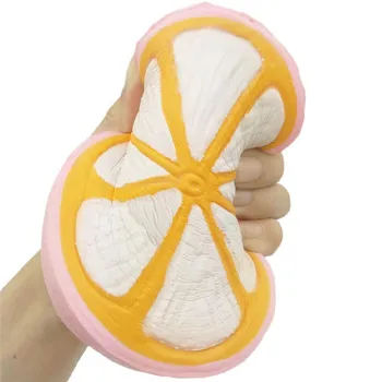 

1pc Squishies Jumo Half Lemon Suoer Slow Rising Scented Charms Stress Toy Gift Gift toy for kids A1