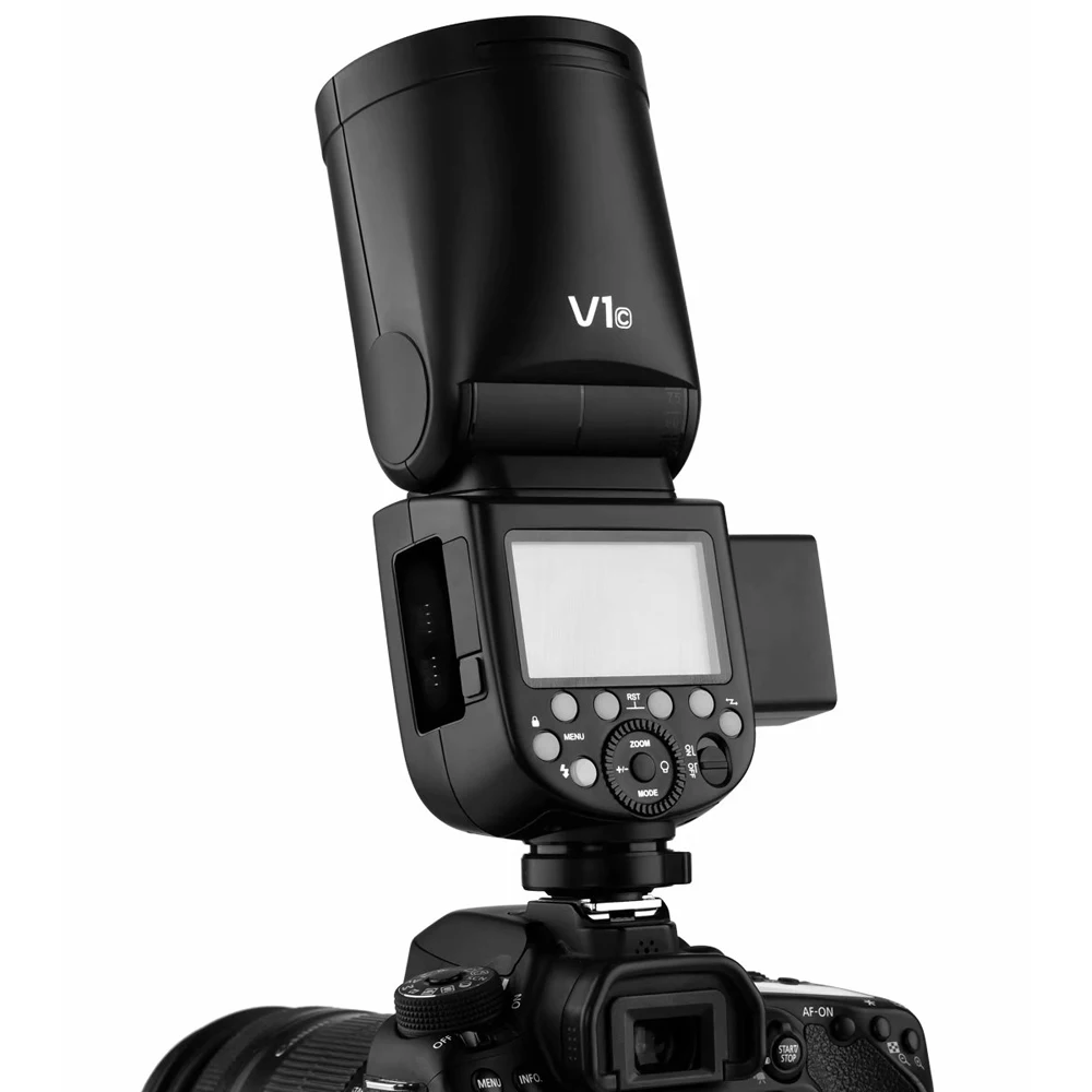 US $299.00 Godox V1 Flash V1C V1N V1S V1F V1O TTL 18000s HSS Lithium Battery Speedlite Flashlight Flash For Canon Nikon Sony Fuji Camera
