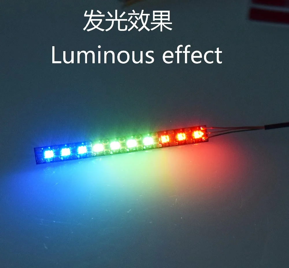 FPV WS2812 Flexible Light Bar strap with High brightness 2020 Lights support F3 F4 F7 Flight Controller (7)