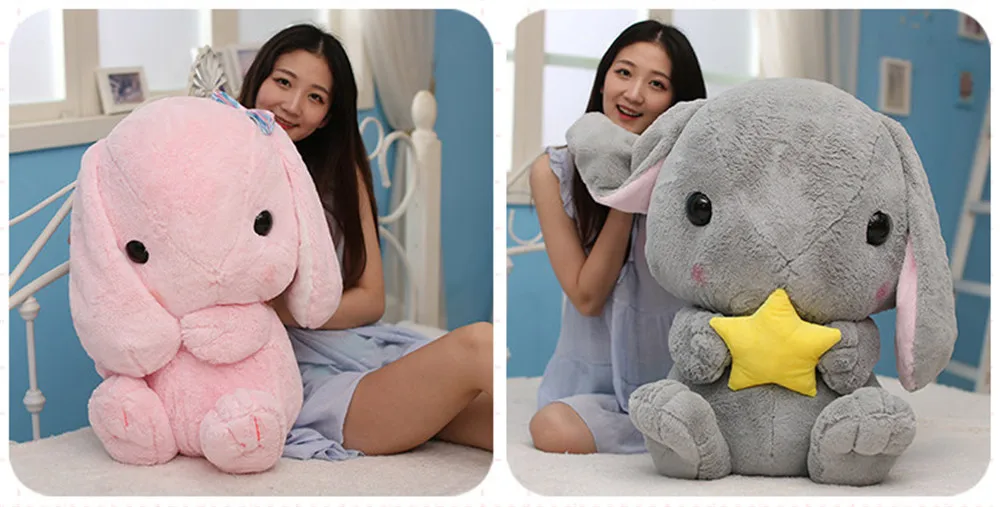 Fancytrader Lovely Plush Soft Cartoon Rabbit Toy Stuffed Giant Animal Bunny Nice Lover Gift 75cm 11