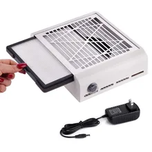 Makarttt Nagel Saug Staub Collector Neue Keine-verschütten Filter 40W Starke Leistung E0871