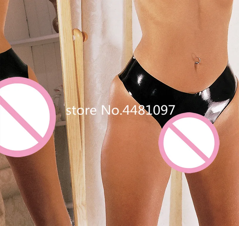 

Mould Rubber Latex Woman Open Crotch Panties Lingerie Latex Crotchless Exotic Briefs
