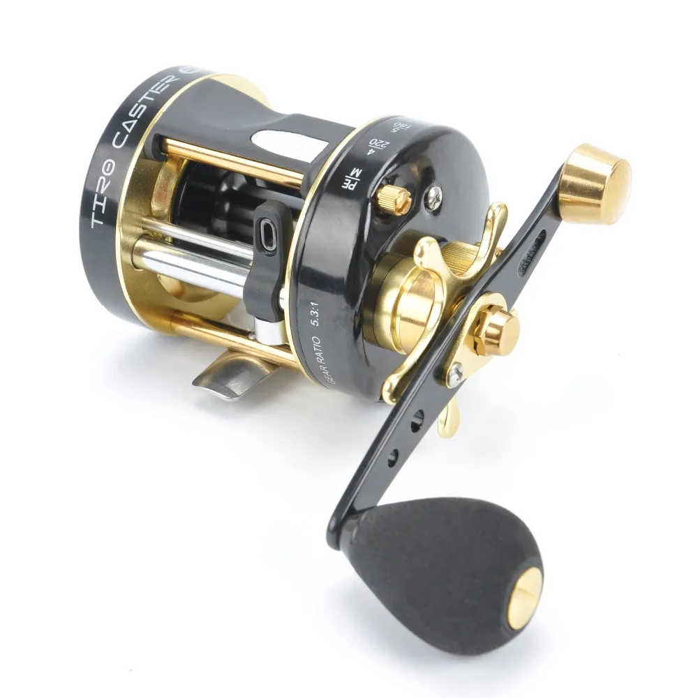 Carretel de Pesca de Arremesso Carretel de Pesca Fish Ecooda Snakehead Jigging Carretel Esquerda - Mão Direita Relação 5.3: 1 le Luz 5 Esporte e Lazer