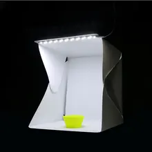 Светодиодный светильник для фотосъемки, мини-софтбокс, складной студийный тент, студийный рассеянный черно-белый фон, аксессуары для фотостудии