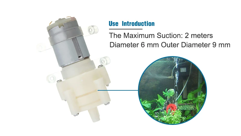 Грунтовочный мембранный мини-насос с распылителем двигателя 12 в микро-насосы для диспенсера воды 90 мм x 40 мм x 35 мм Макс всасывания 2 м