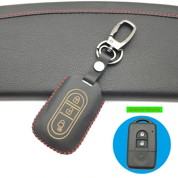 

3 Buttons Fob Shell Car Key Super Quality Leather Case Cover for Nissan Tiida Note Navara Qashqai Micra Juke X-Trail Pathfinder