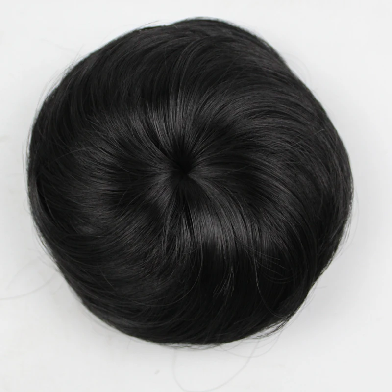 

JOY&BEAUTY 16 Color Curly Chignon Heat Resistant Synthetic Clip In Hair Extensions Diameter 12 CM For Women
