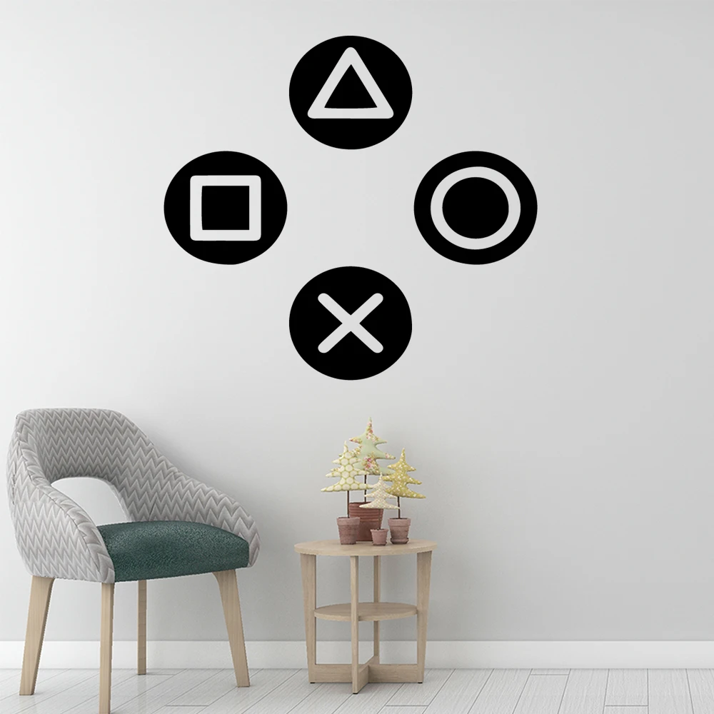 

Modern Game Handle Wall Stickers Modern Interior Art Wall Decoration For Baby Kids Rooms Decor Decal Mural