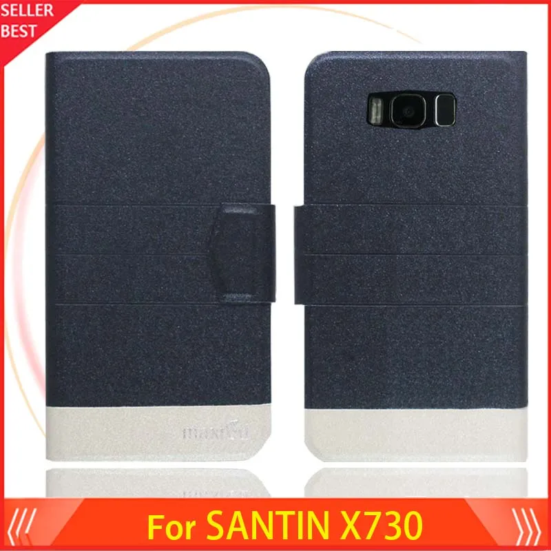 5 видов цветов жарко! SANTIN X730 чехол Ультратонкий кожаный эксклюзивный для телефона