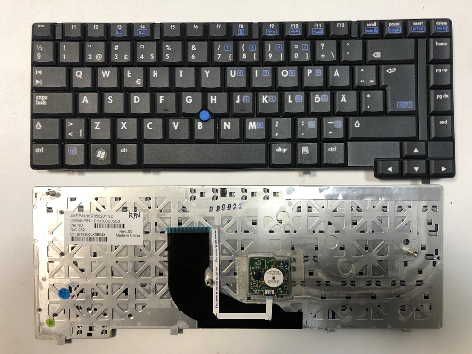 Швеция Клавиатура для ноутбука hp 6910P 6910 K070502B1 SD Раскладка