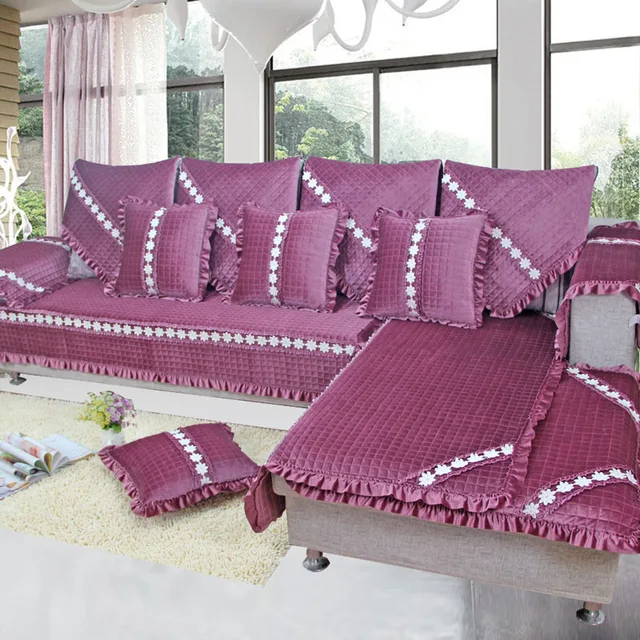 Luxury Plaid Korea Velvet Sectional Slipcovers For Leather Couches Luxury Plaid Korea Velvet Sectional Slipcovers For Leather Couches Best Inexpensive Sofa Slip Cover Couch Seat