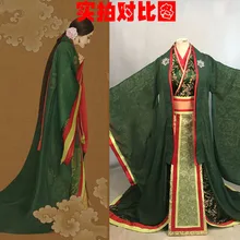 Sun Li Green fued императрица Hanfu костюм театральный легенда о Mi yue-древний Qin императрица Xuan фото дом костюм принцессы