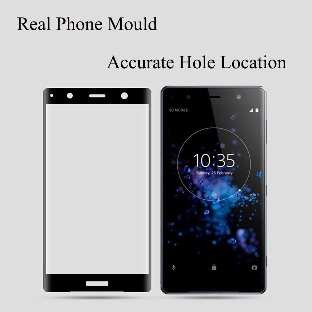 3D закаленное Стекло для sony Xperia XA XA1 XA2 Ultra Plus X XP XZ XZ2 XZS XZ1 компактный премиум Стекло изогнутые полное покрытие для sony 4D