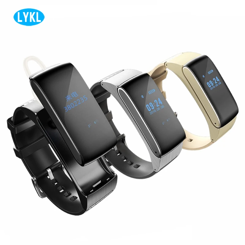 

2018 Smart Band DF22 Talkband Bluetooth Smart Watch Bracelet Portable Talk Band Pedometer Active Fitness Sleep Monitor Tracker