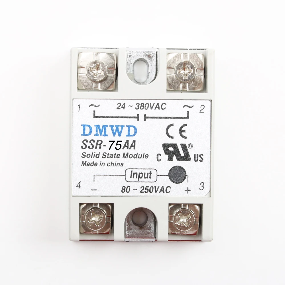 SSR-75 75A DMWD VA DA промышленный твердотельный релейный модуль AA SSR DD