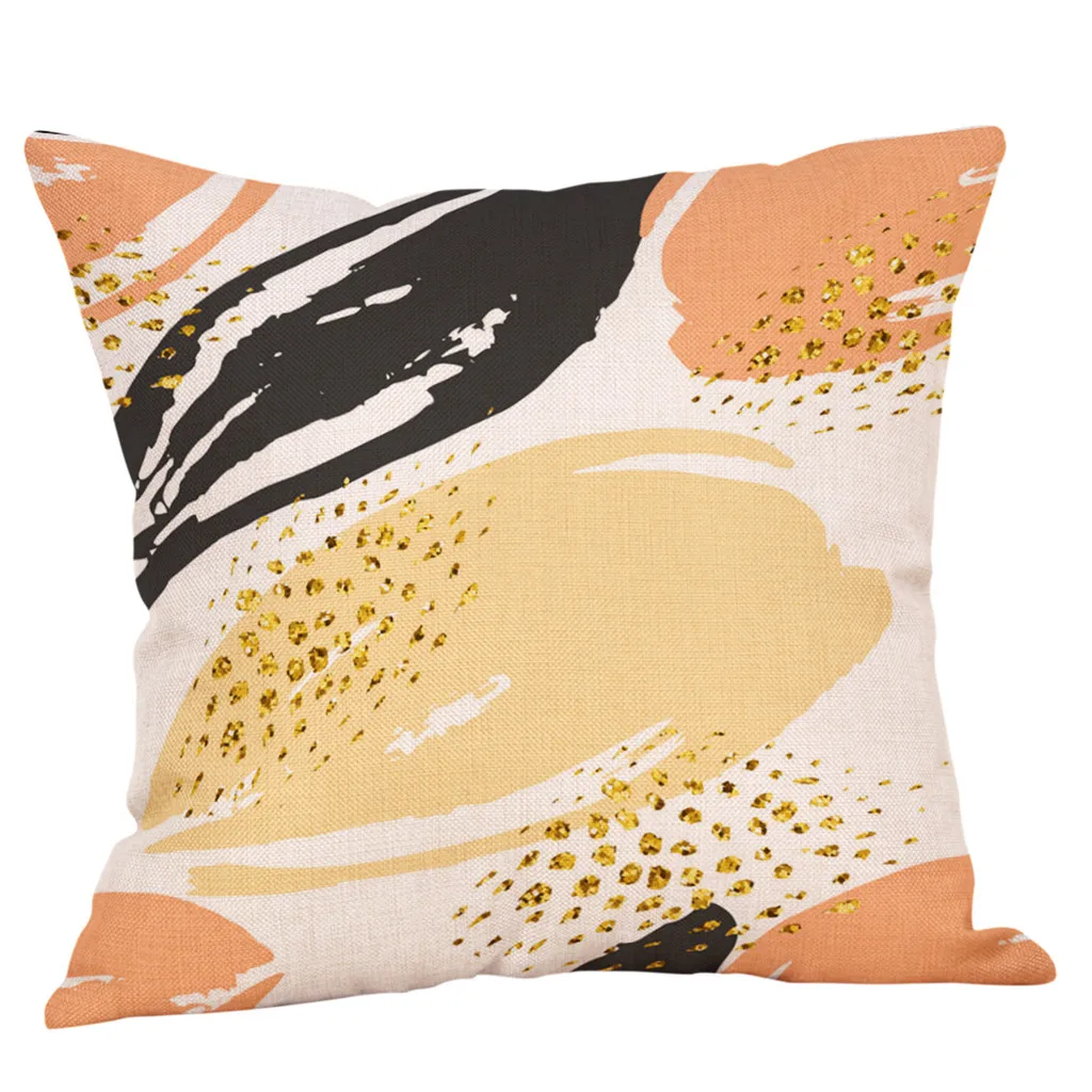 

Gajjar New Yellow Geometric Cushion Cover Home Decor Pillow Cover For Sofa 45*45cm Decorative Pillows Case Pillowsham 408W