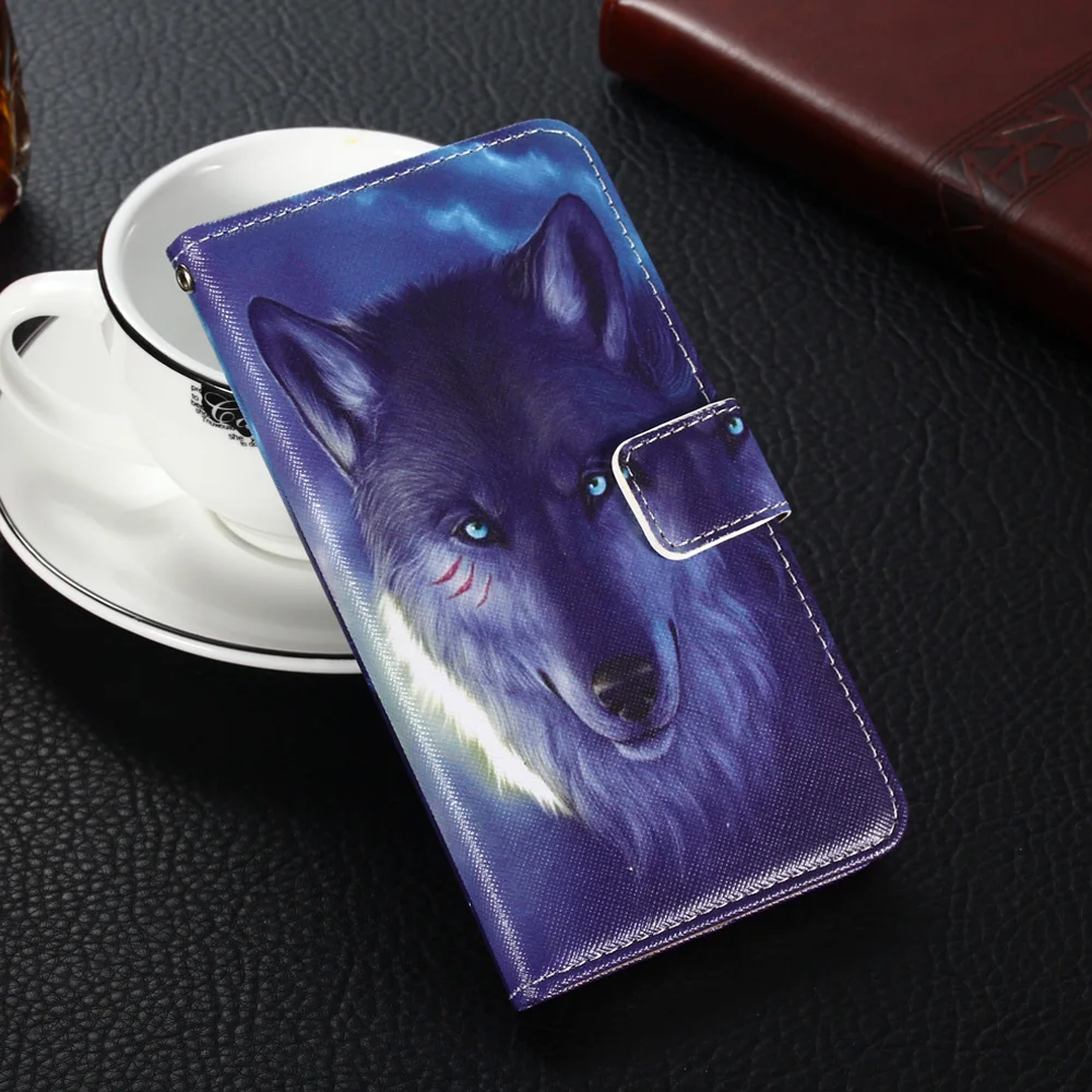 

FSSOBOTLUN For Prestigio Muze E5 LTE Case PU Leather Retro Flip Cover Shell Magnetic Fashion Wallet Cases Kickstand Strap