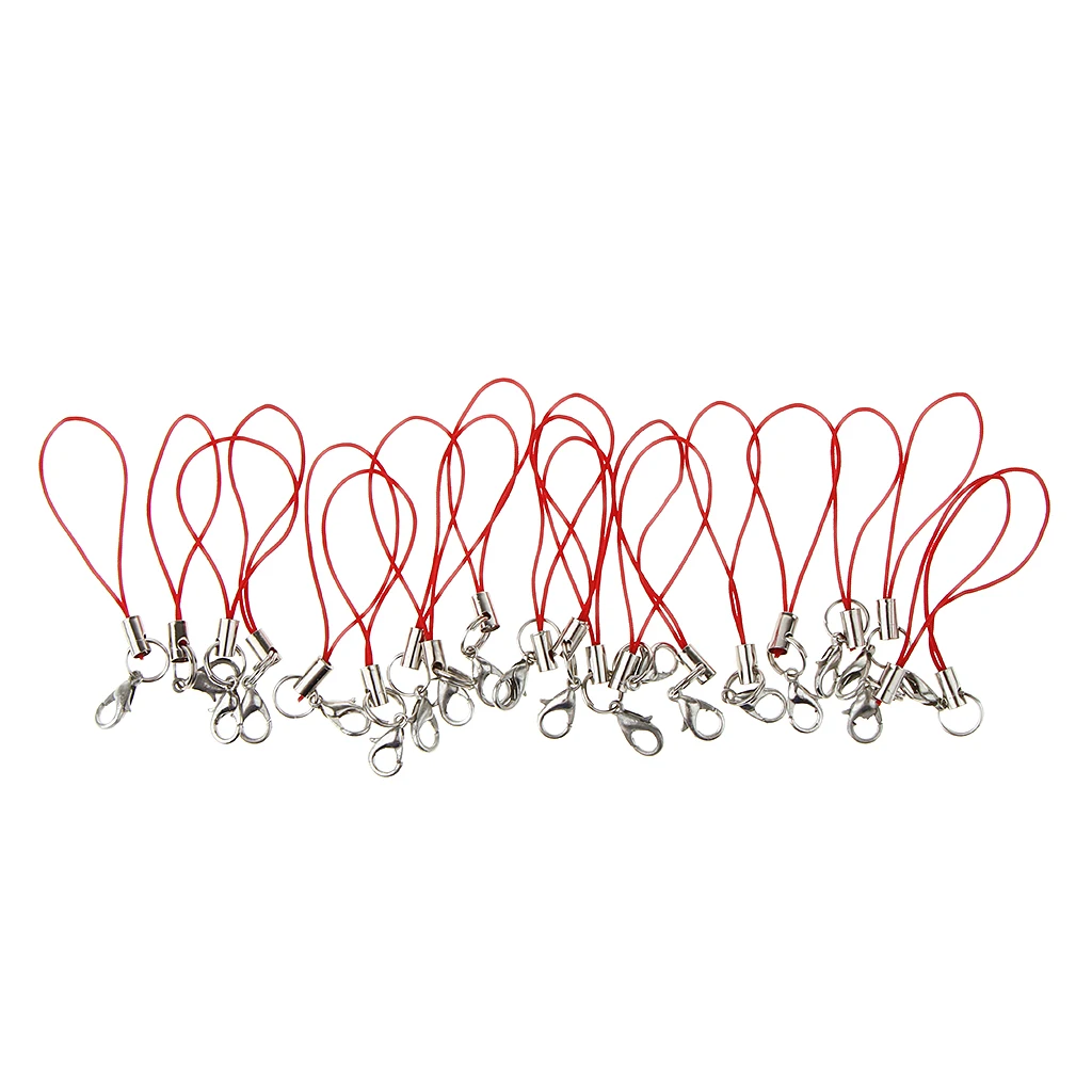 20pcs Universal Strap Lanyard For CellPhone Camera Keychain Pendant DIY Rope Handmade Jewelry Accessories DIY Craft Supplies