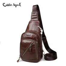 Cobbler Legend сумка на плечо из натуральной кожи сумка Один ремень кожаная нагрудная сумка Для мужчин s нагрудная мужская сумка Курьерские сумки бренд