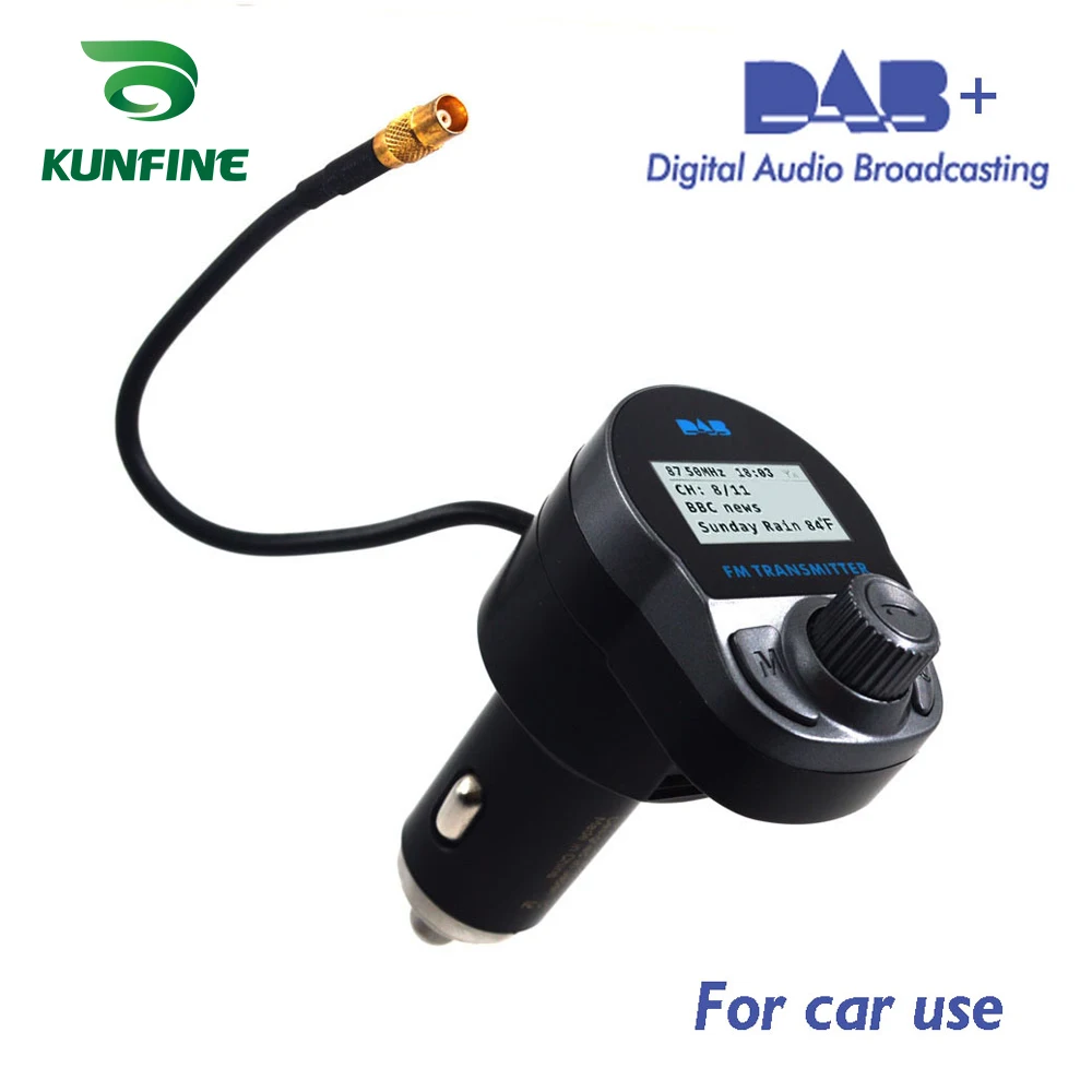 Универсальный автомобильный DAB radio + приемник BT Музыкальный беспроводной плеер с