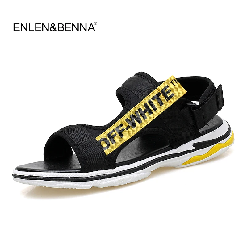 

Fashion Sandals Men 2018 Vintage Rome Style Summer Beach Breathable Casual Shoes Patchwork Men Sandals 3Color Sandalias Flipflop