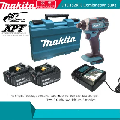 Шуруповерт ударный Makita 18V DTD152RME/Z