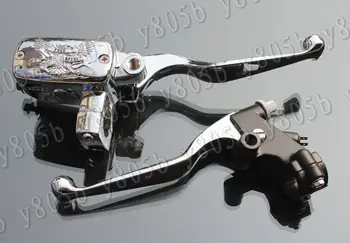 

7/8" 22MM Handlebar Control Reservoir Brake Clutch Levers For Kawasaki Vulcan Classic VN 400 500 800 VN 900 1200 1500 1600 2000