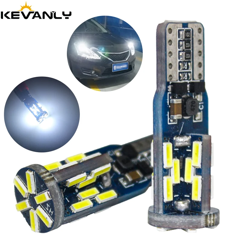 1 шт. CANBUS W5W светодиодный T10 192 168 WY5W 30SMD сверхъярсветодиодный Светодиодные