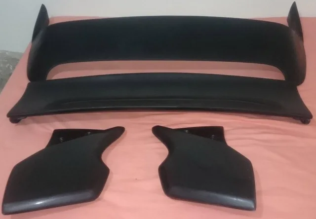 

For FRP 2008-2010 Impreza GRB WRX STI Varis Style Rear Spoiler Double Decks Glass Fiber