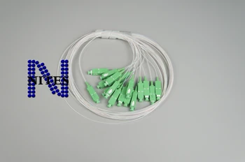 

High quality 1x16 SC-APC pigtail optic splitter,Fiber green
