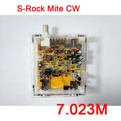 S рок клещ CW QRP трансивер коротковолновое радио Telegraph 7 023 м Diy Наборы + Case
