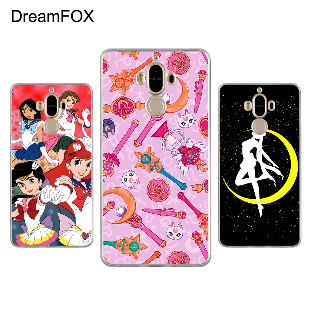 DREAMFOX L350 Сейлор Мун Мягкий ТПУ силиконовый чехол для huawei mate Nova 2 9 10 20 30 Lite Pro Plus |