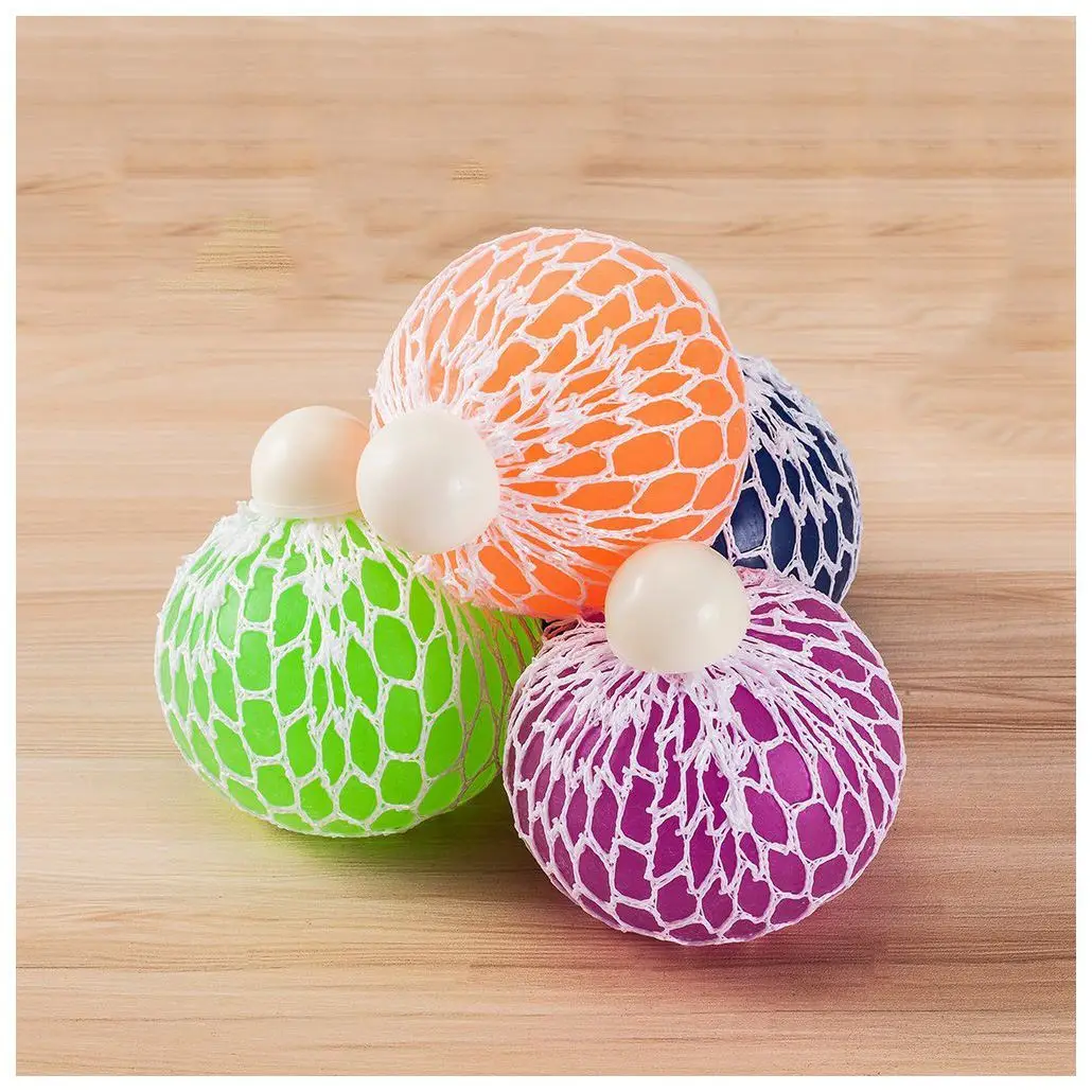 Сетка Мягкий мячик супер большой 7,5 см резиновые Vent виноград стресс мяч сжимающий шар для снятия стресса-для детей и взрослых. стресс