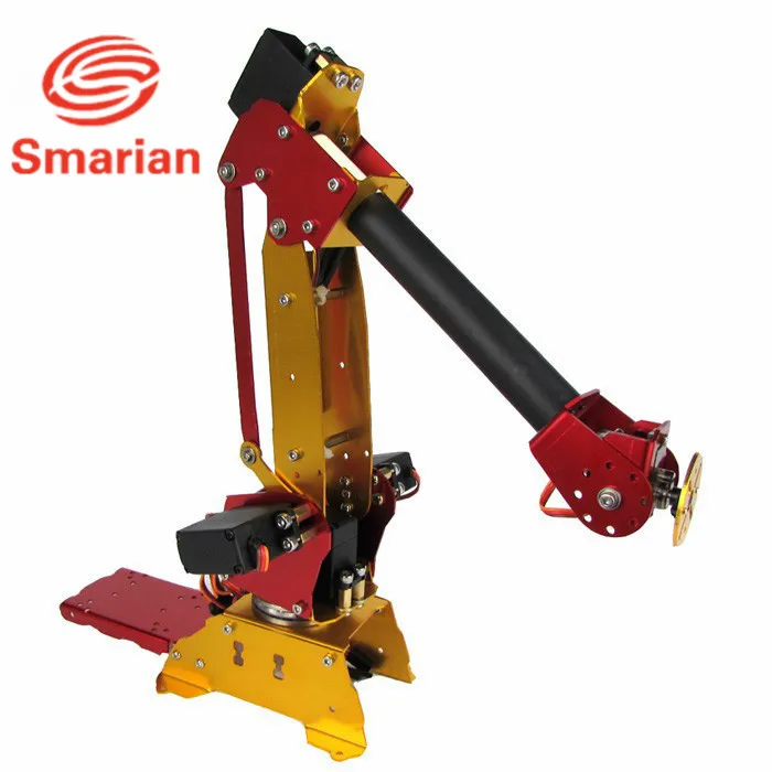 

6DOF Powered Desktop Parallel-mechanism Metal Robot Arm PalletPack Industrial Robot Arm Diy Wheeled Robotic Car Chassis