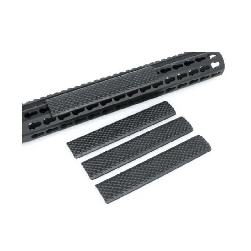 

Tactical Rail Texture Panel Cover Protector Diamond Bulge Non-slip Surface for KeyMod Handguard Rail Forend 4pcs/pack