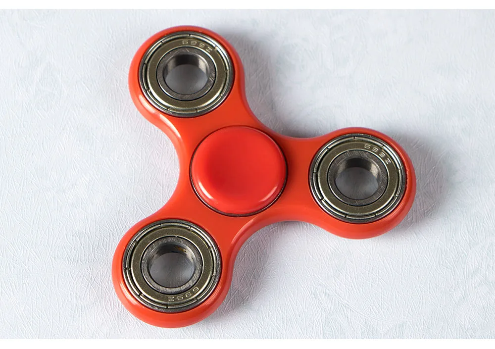 4 вида цветов Tri-Spinner Непоседа игрушки пластик для развития рук Spinner Спиннер антистресс для людей с синдромом аутизм и СДВГ игрушки-спиннеры