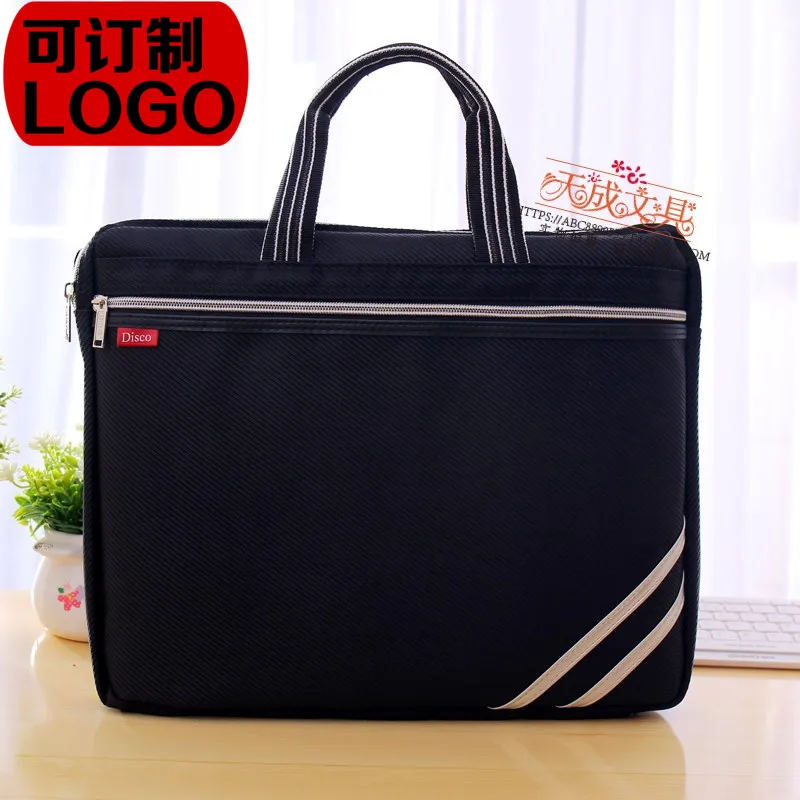 

Business Korean version of the thickening of the portable file bag A4 meeting file package bag canvas handbag briefcase custom