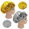 1PC Aluminum Foil Waterproof Ultra-thin Bath Hoods Nourishing Dry Disposable Shower Cap Baking Oil Hair Cap ► Photo 2/6