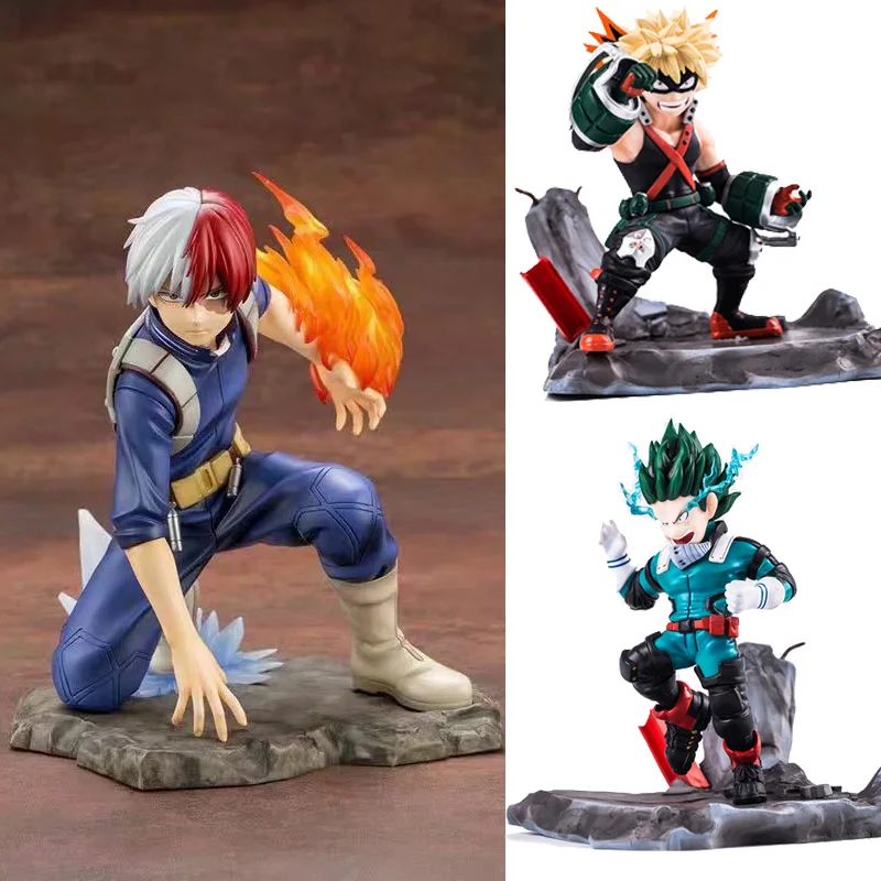 Экшн фигурка моя геройская Академия игрушки Аниме Фигурка Katsuki Shoto Midoriya Izuku Боевая