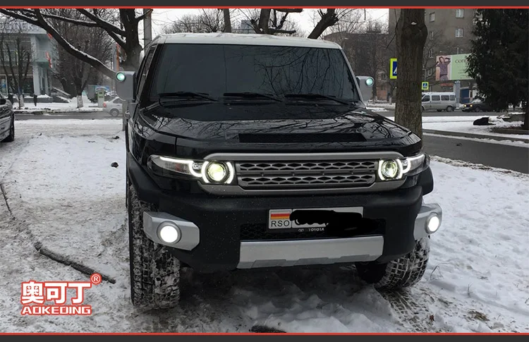 Автомобильный Стайлинг для FJ Cruiser фары 2004- светодиодный фонарь светодиодный DRL динамический сигнал Hella 5 Bi-Xenon объектив проектора Hid D2H