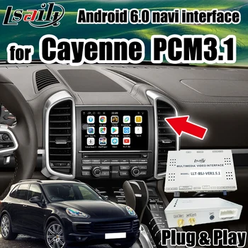 

Android Car GPS for Porsche Cayenne Panamera PCM 3.1 Video Interface support Android auto&carplay by Lsailt