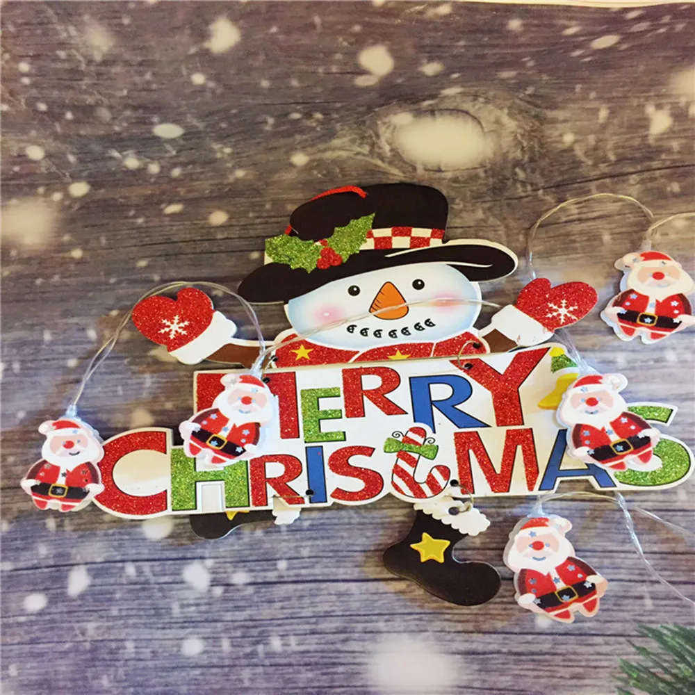Свет Санта Фея Строка Light Xmas вечерние Рождественский подарок домашние