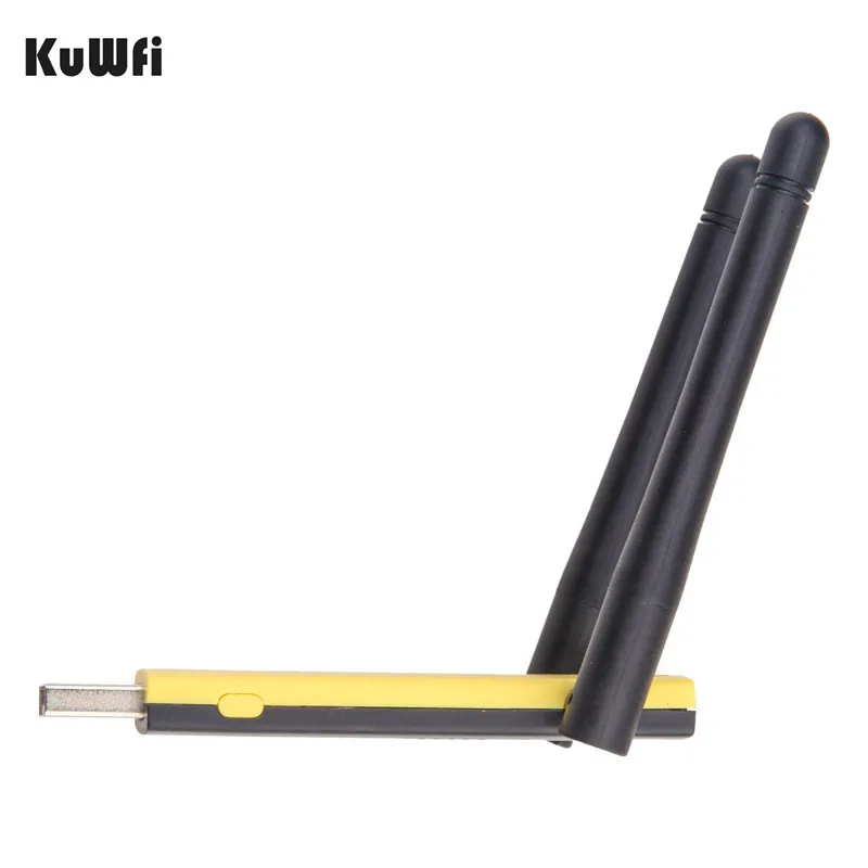 KuWFi беспроводной USB Wifi адаптер 1200 мбит/с двухдиапазонный 2 4G & 5G донгл сетевая карта